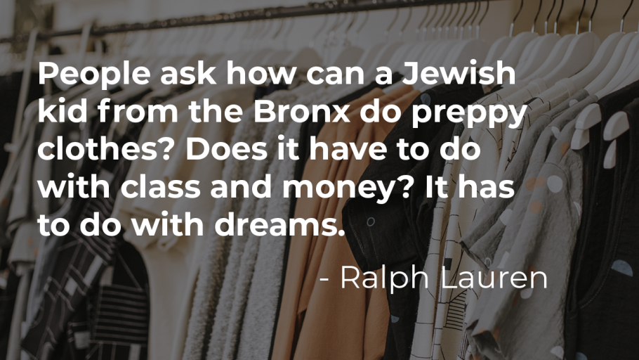 Ralph Lauren quote