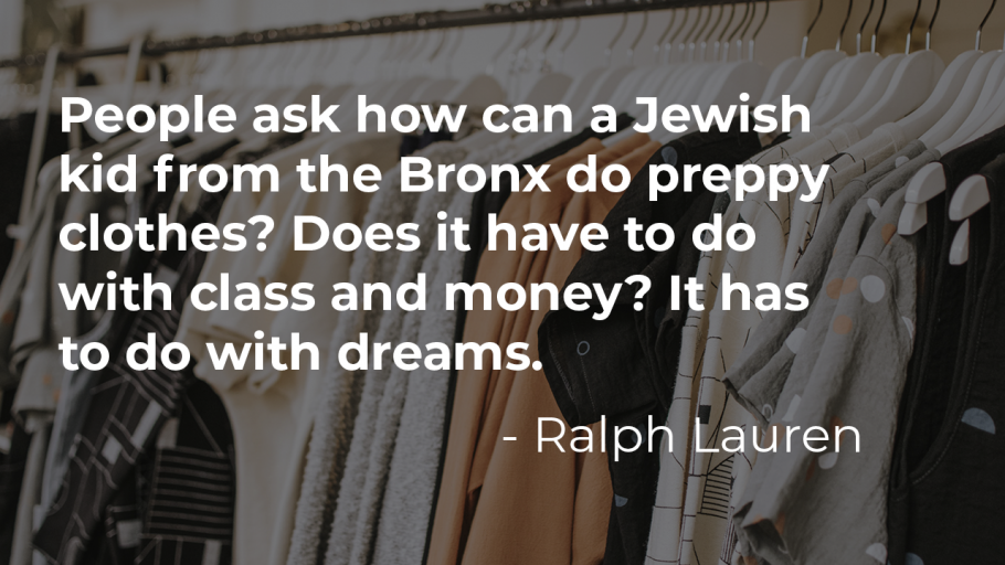 Ralph Lauren's American dream: from rags to riches