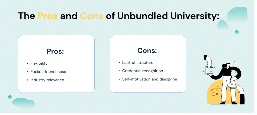 The Pros and Cons of Unbundled University