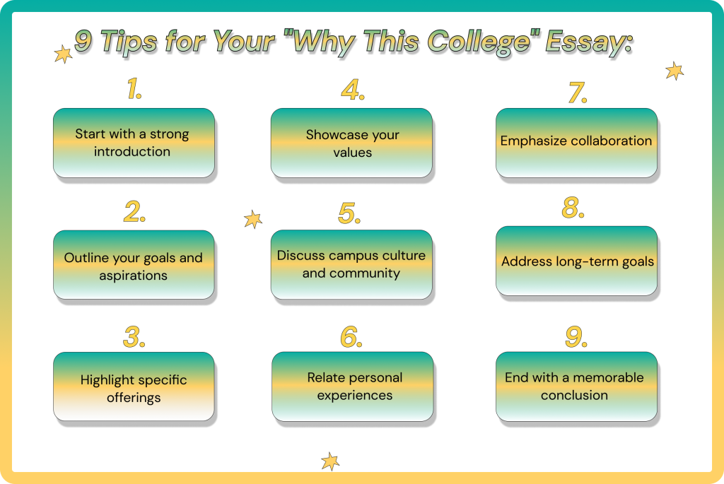 9 Tips for Your Why This College Essay