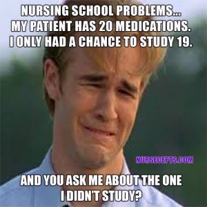 Nursing school memes about studying