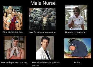 Only male in nursing