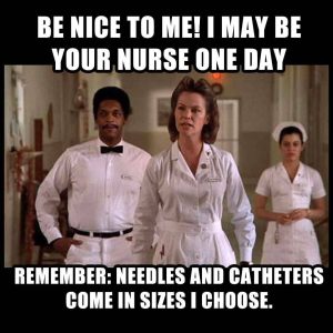 When nurses troll patients