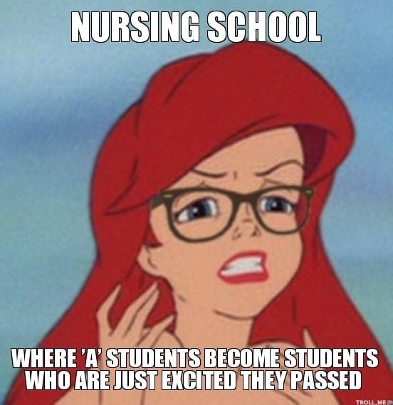 When nursing school is all fun