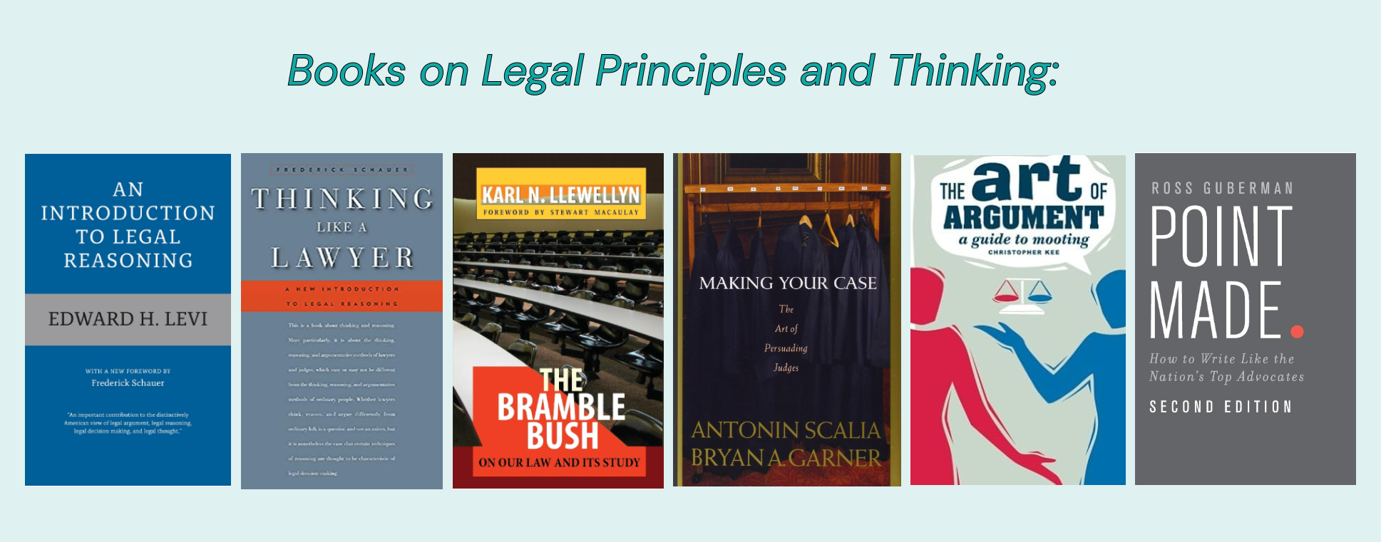 Books on Legal Principles and Thinking