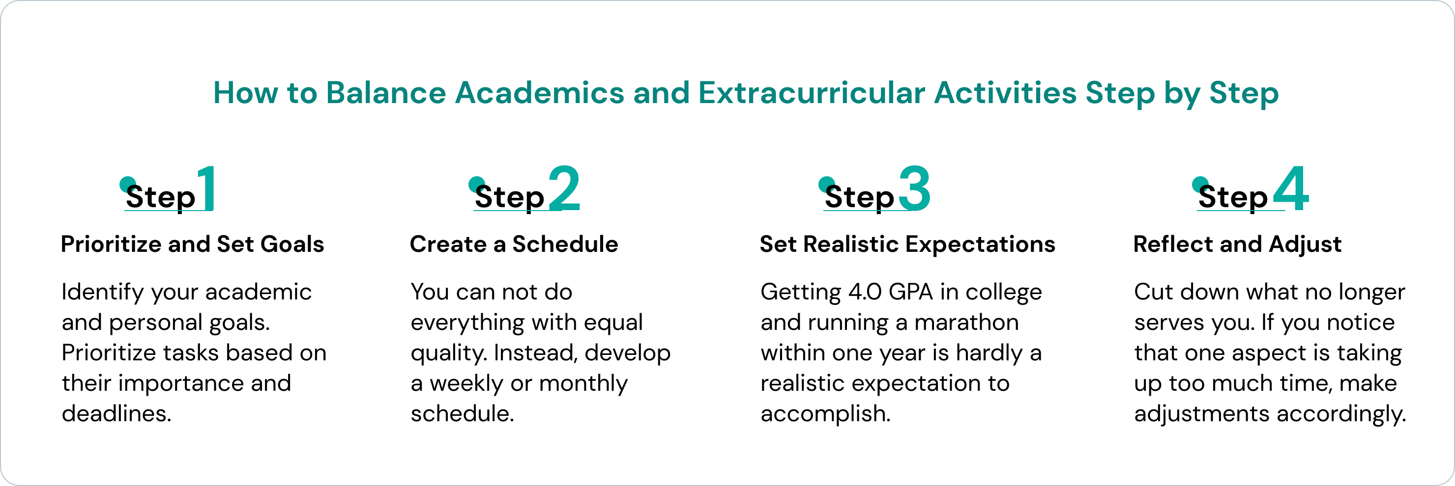 How to Balance Academics and Extracurricular Activities Step by Step